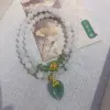Fresh and delicate ~ Natural strawberry crystal Tianshan jade bracelet for women, double ring crystal flower bracelet, elegant and versatile accessory Application Scenario